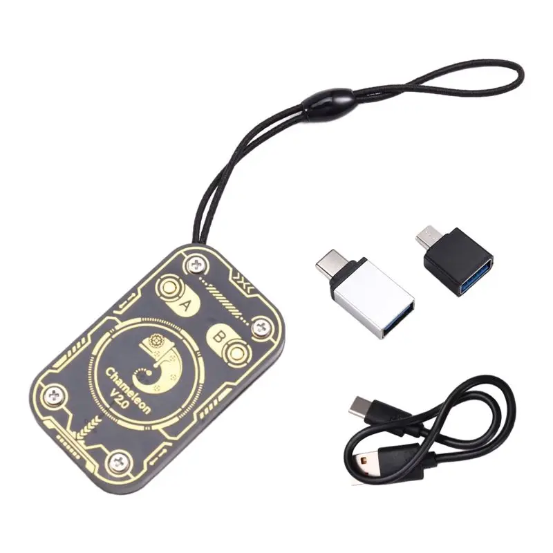 B67C Chameleon Ultra V2.0 RFID Smart Chip Reader Smart Card Emulator 125Khz 13.56Mhz IC ID Card Decode Key Duplicator