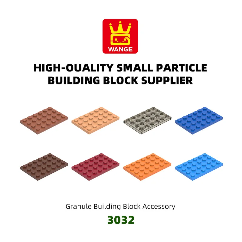 

Wange 3032 100g/31PCS 4x6 Basic Board Building Blocks Moc Loose Parts Compatible with Bricks DIY Children's Gift Toy Gift Box