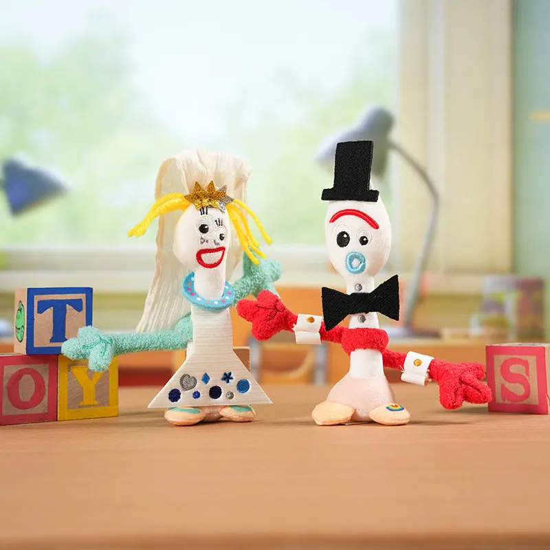 Potdemiel Toy Story Forky Knifey Plush Keychain Cute Cartoon Doll Bag Pendant Soft Charm Couple Ornament Valentine's Day Collect view 5