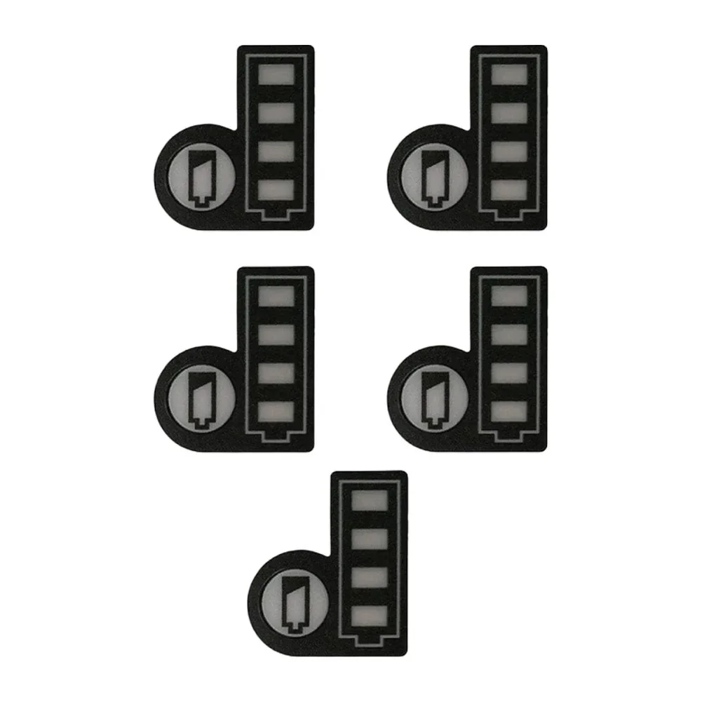 Étiquette LED pour batterie au lithium, 18V, 14.4V, BL1830, BL1430, autocollants durables, capacité de la batterie, noir