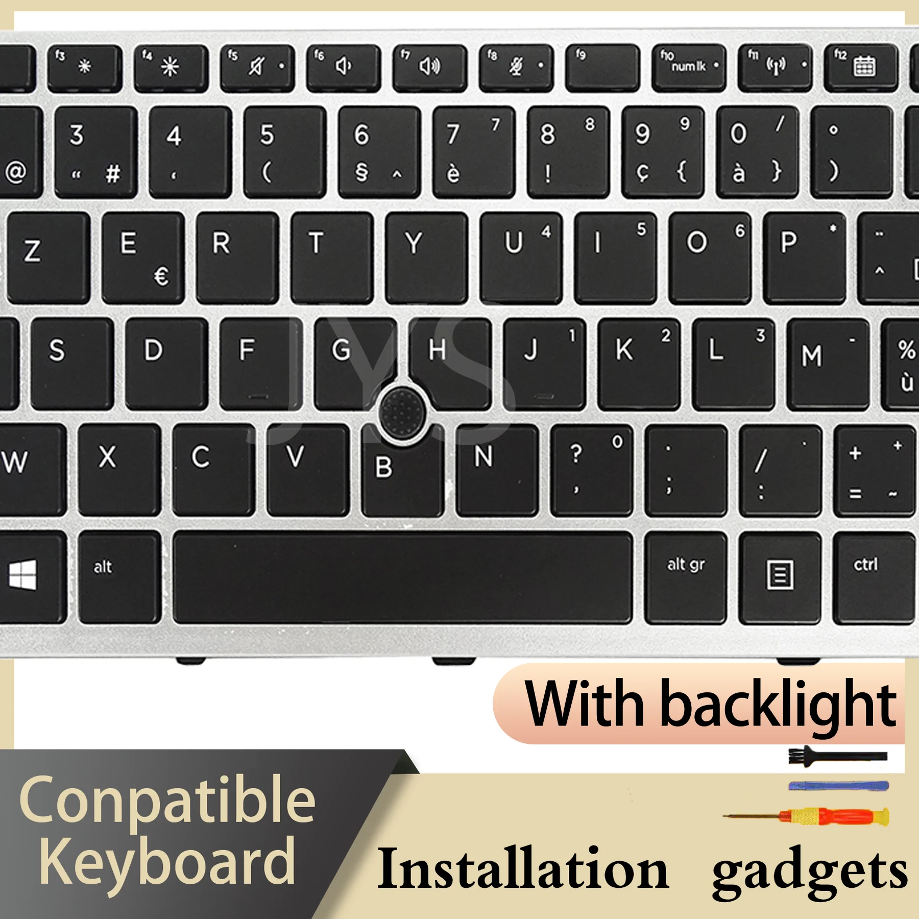 For HP EliteBook 750 G5 G6/755 G5 G6/850 G5 G6/855 G5 G6 Keyboard Backlit BE BG BR CH CZSK DE DK ES HU LA NO NORD PT RO SE
