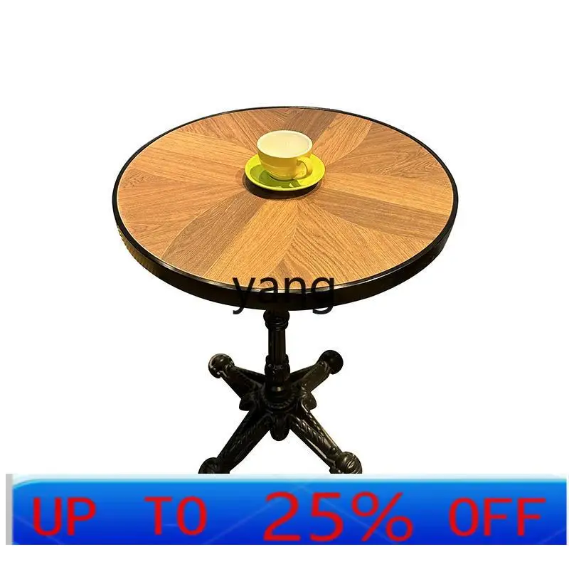 

LMM industrial style restaurant table and chair combination cafe outdoor rattan bed and breakfast balcony courtyard