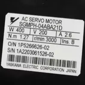 

SGMPH-04ABA21D Brand New Servo Motor Original Genuine，SGMPH 04ABA21D，Fast shipping