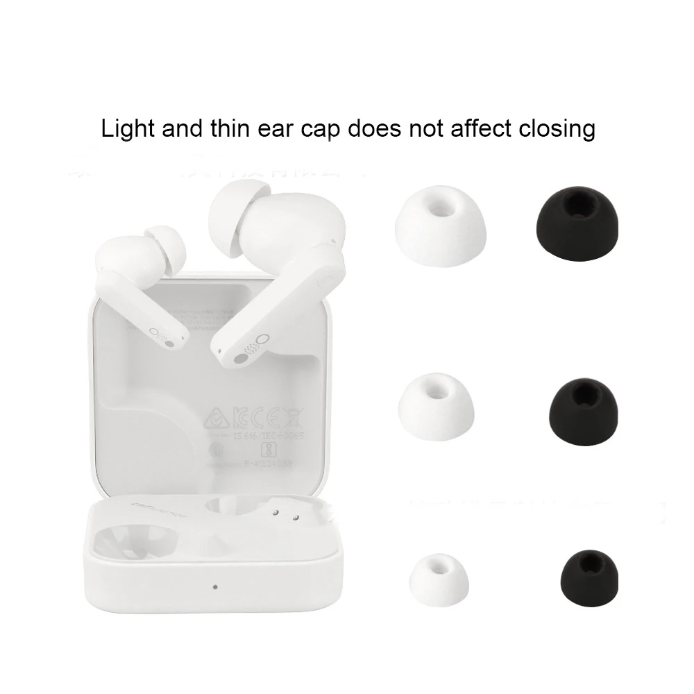 3 Pairs For CMF by NOTHING BUDS Pro 2 Eartips Silicone Earbuds Tips Earphone Kits Cover Replacement Ear Buds Tips Eargels Earcap