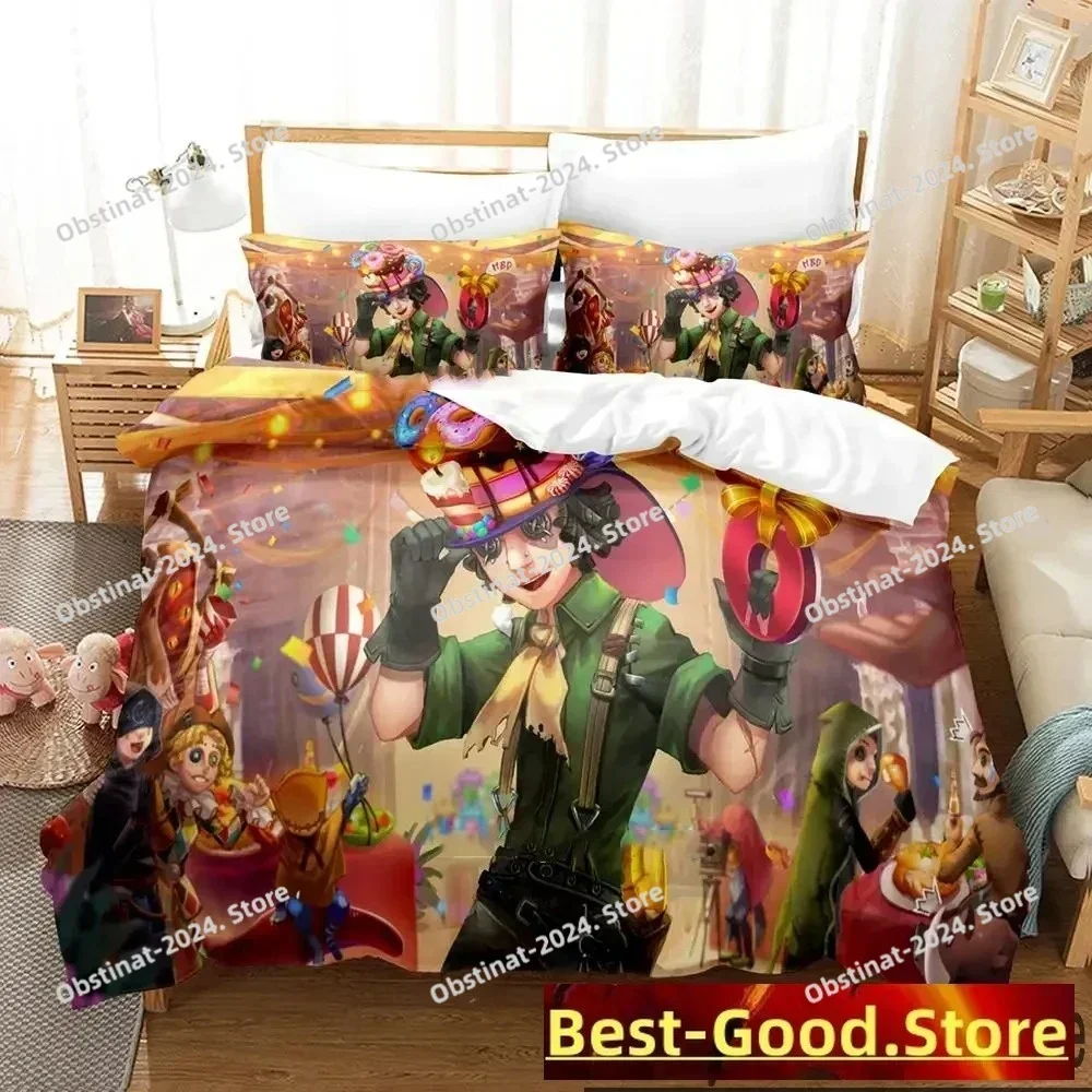 Game Identity V Anime Bedding Set Printed single Comforter Quilt Bed Cover Duvet Cover Pillow Case 3 Pieces Sets Kids Adult Size
