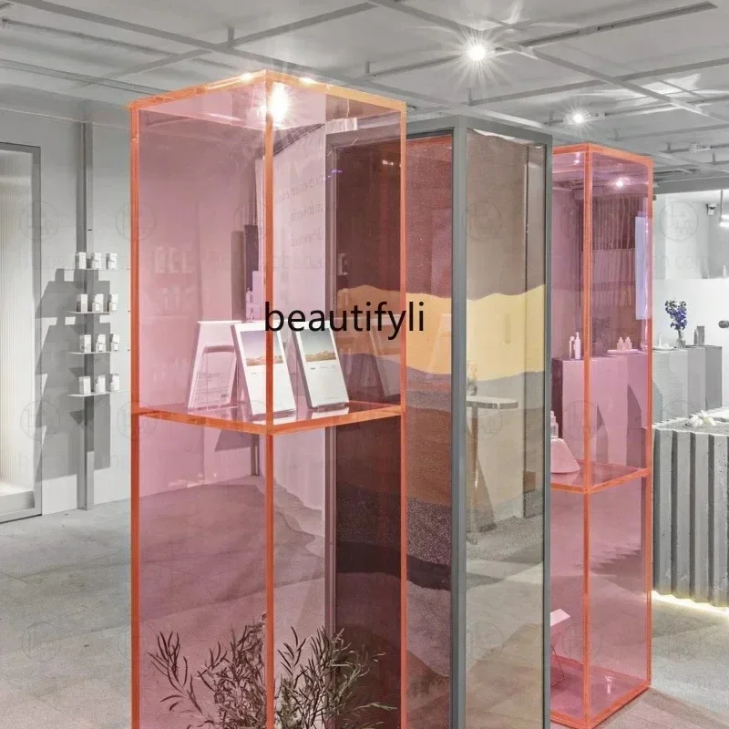 FG10Acrylic Display Stand High Transparency Multi-layer Display Storage Shelf Clothing Store Display Cabinet