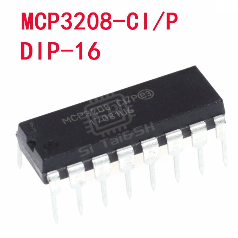 1pcs MCP3208-C 3208-CI/SL 3208-B -BI/SL  SOP-16 MCP3208-CI/P -BI/P  DIP-16