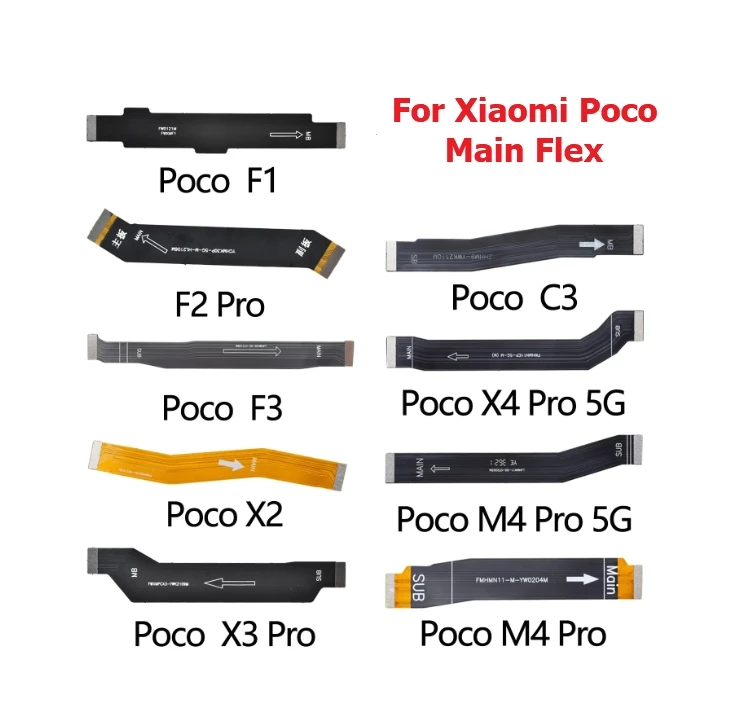 10-pcs-placa-principal-fpc-cabo-flexivel-conector-da-placa-mae-para-xiaomi-poco-x3-f3-f1-f2-pro-x4-m4-pro-4g-5g-c3