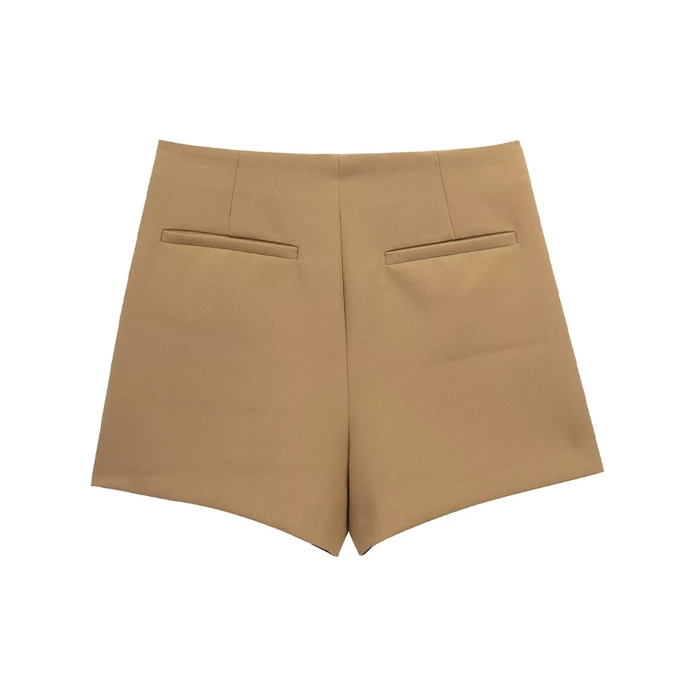 Parbones-Jupes Asymétriques Vintage pour Femmes, Style Taille Haute, Fermeture Éclair Latérale, Pantalon Jupe Femme Polyvalent, Style Occidental
