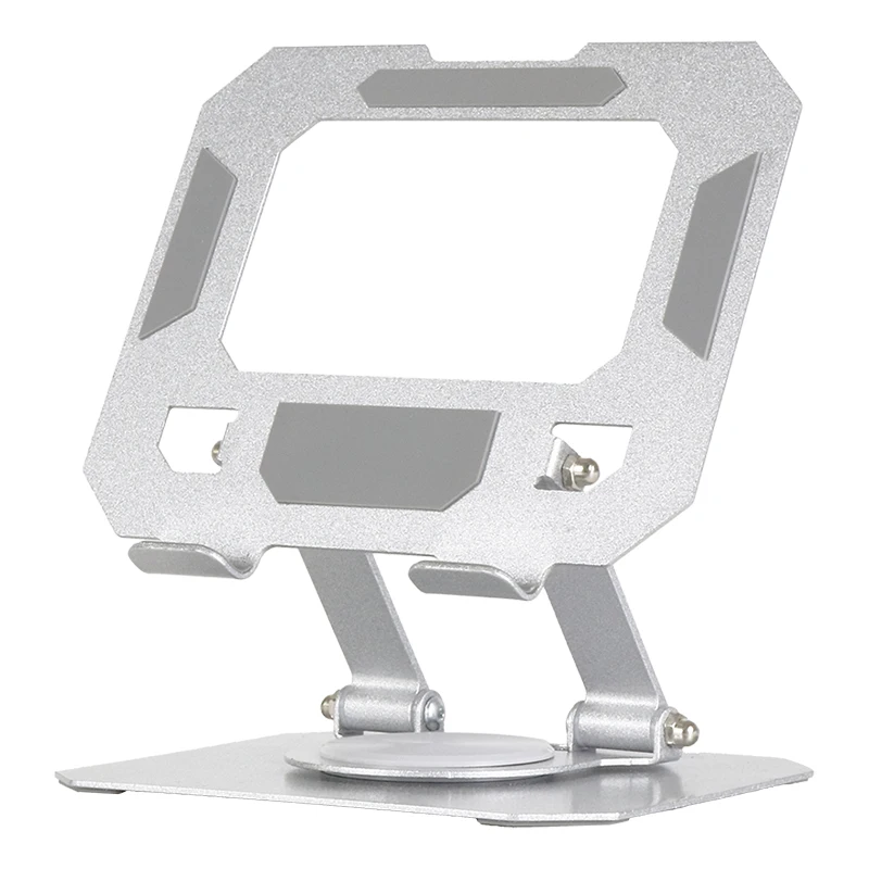 

Modern Adjustable Metal Tablet Stand iPAD Holder Bracket for Desktop Mobile Phone Foldable Compatible with iPad for Desk Use