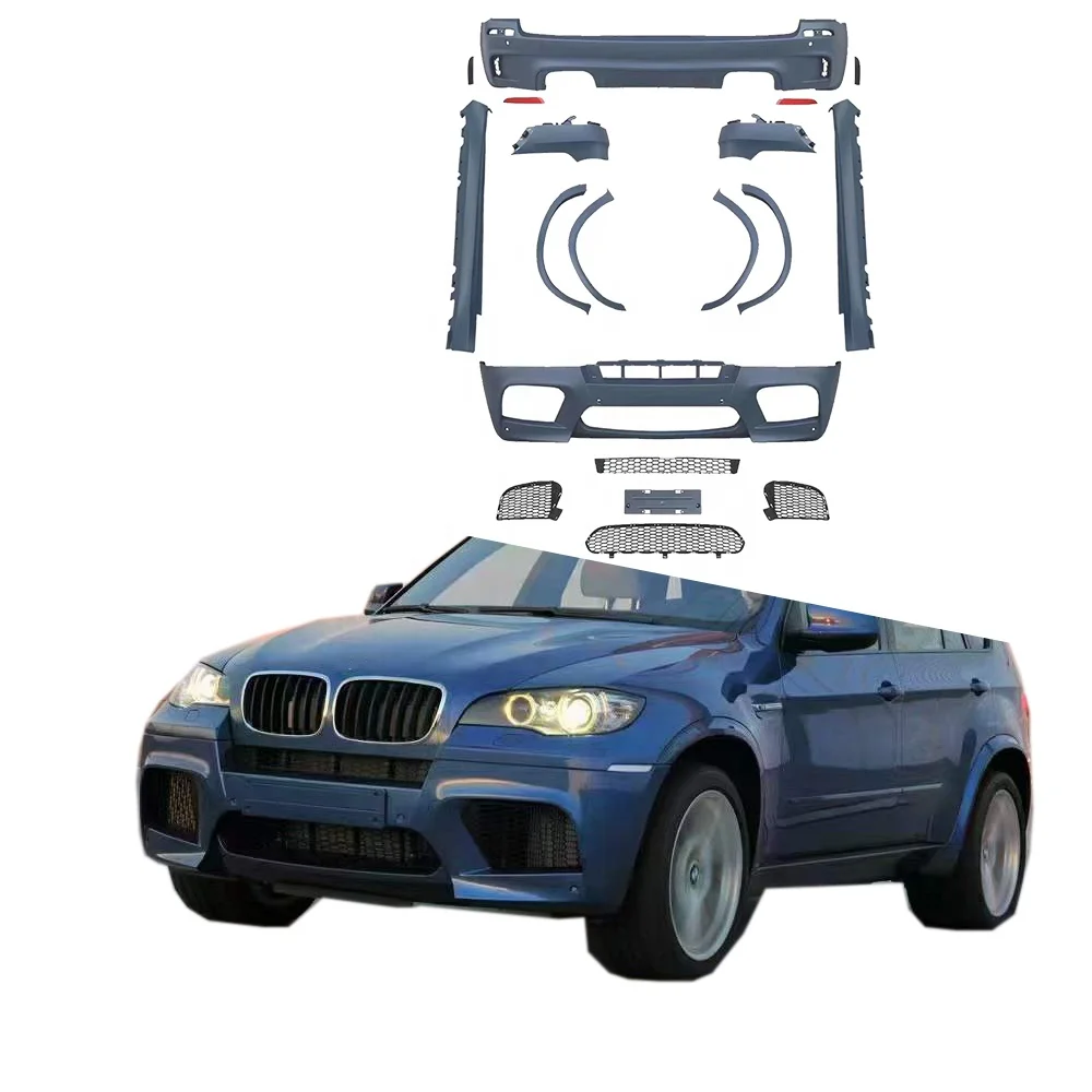 Conversion body kit for  x5 e70 2011 2012  2013 to  x5m e70 with Wheel Arches  Front bumper  Rear bumper