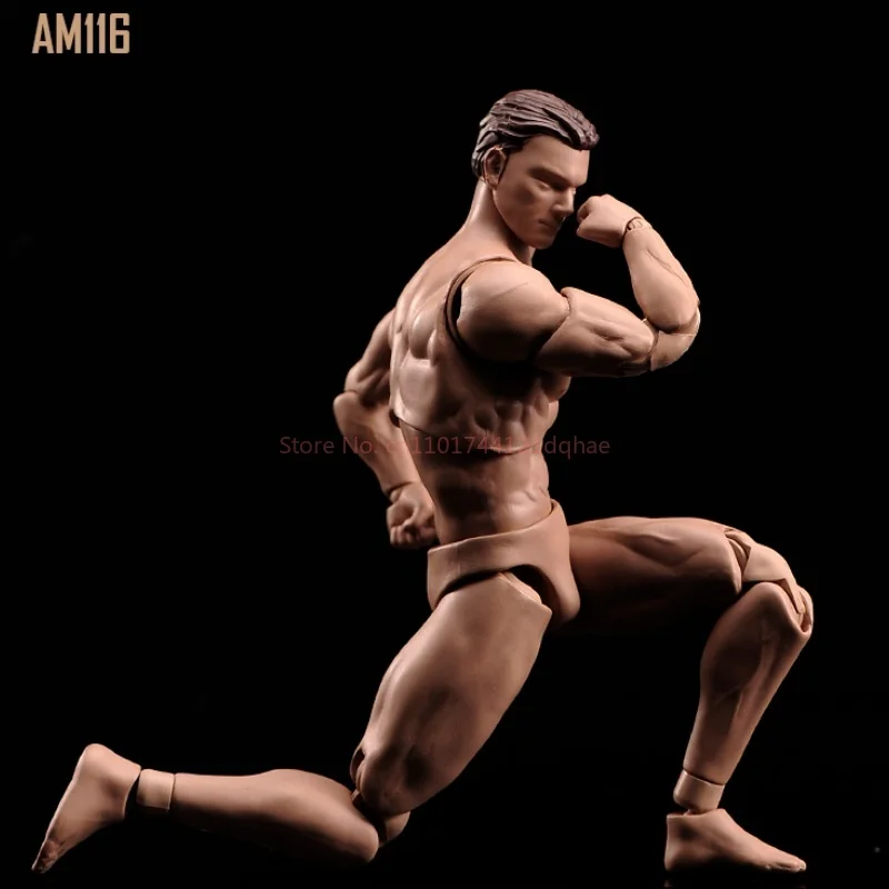 In Stock 1/12 Scale Military Doll ANT 6-Inch Movable Figurine Muscular Male Nude Painting Action Figure Human Body Model Toy