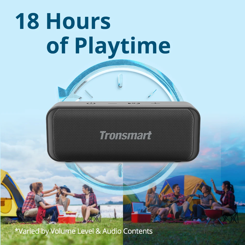 Tronsmart T2 Mini Portable Outdoor Speaker Wireless Speakers Bluetooth Portable Speaker Surround Sound Voice for iPhone