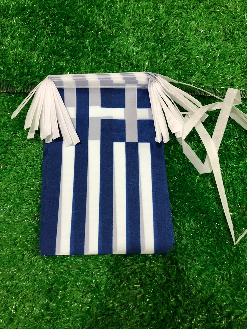 SKY FLAG Greece bunting flags 14x21cm  20pcs/lot polyester flying Pennant greece String Banner Buntings Festival Party Holiday