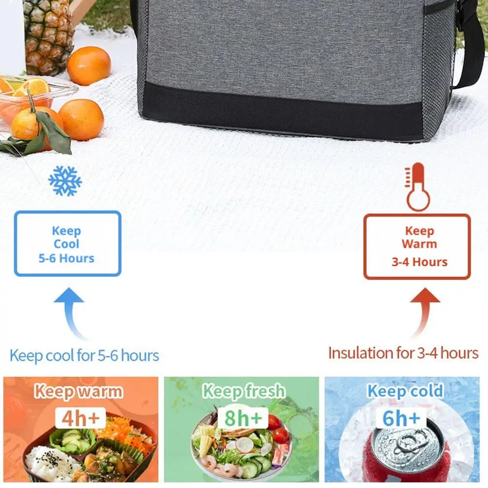 30L断熱クーラーバッグ オックスフォード生地 保温食品収納 - Camping Cooking Food のレビューと価格