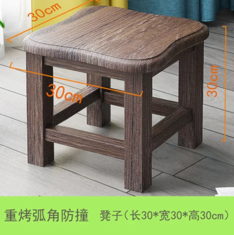 Low Stools Modern Home Solid Wood Small Square Bench Creative Sofa Stool Small Chair Change Shoes Bench Mx10111037