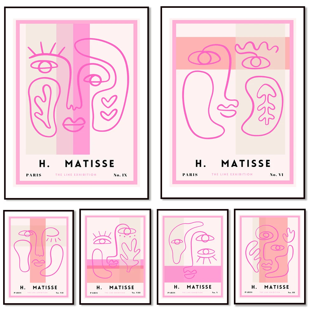 

Art print Matisse block colour | Bright wall art | Abstract | Fun prints