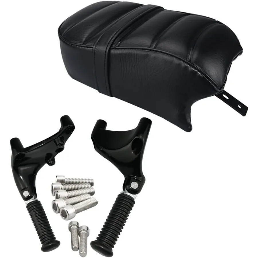 

Сиденье пассажирского сиденья с комплектом крепления подножки пассажира подходит для моделей Harley 20162022 Sportster Iron 883 XL883N