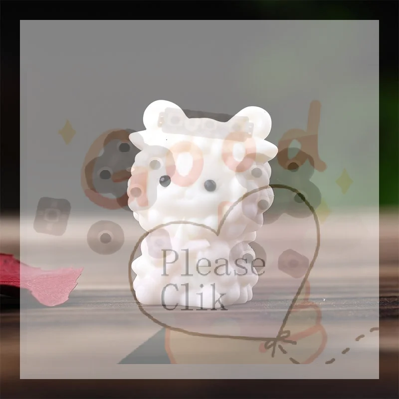 【HG】Cute Handmade Ivory Nut Goat Ornament 2027 New Year Zodiac Sheep Statue Figurine Perfect For Home Decor And As A Gift