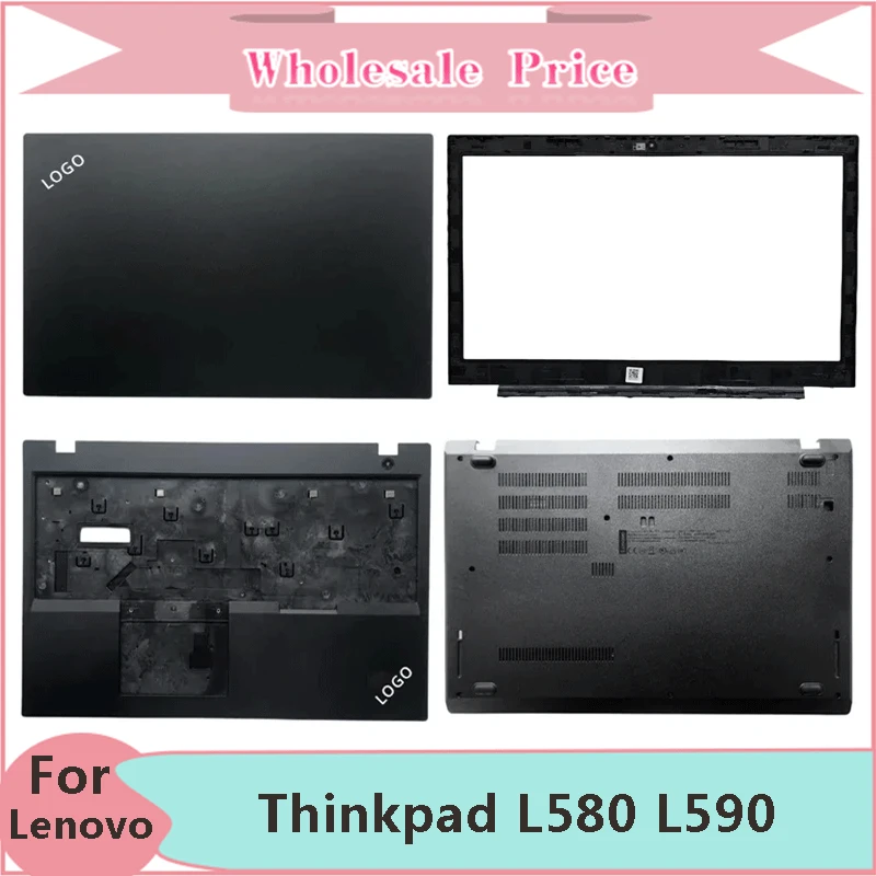 

New Original For Lenovo Thinkpad L580 L590 Laptop LCD Back Cover Front Bezel Upper Palmrest Bottom Base Case Keyboard Hinges