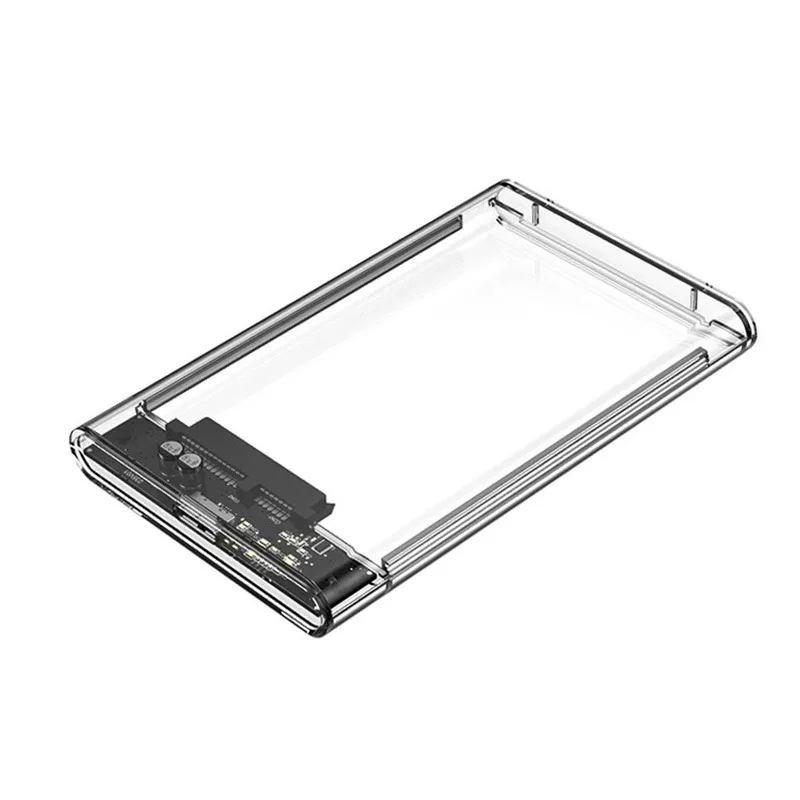 2.5-inch USB 3.0 External Hard Drive Enclosure Type-C to SATA Adapter for Laptop Compatible with SATA SSD HDD Enclosure