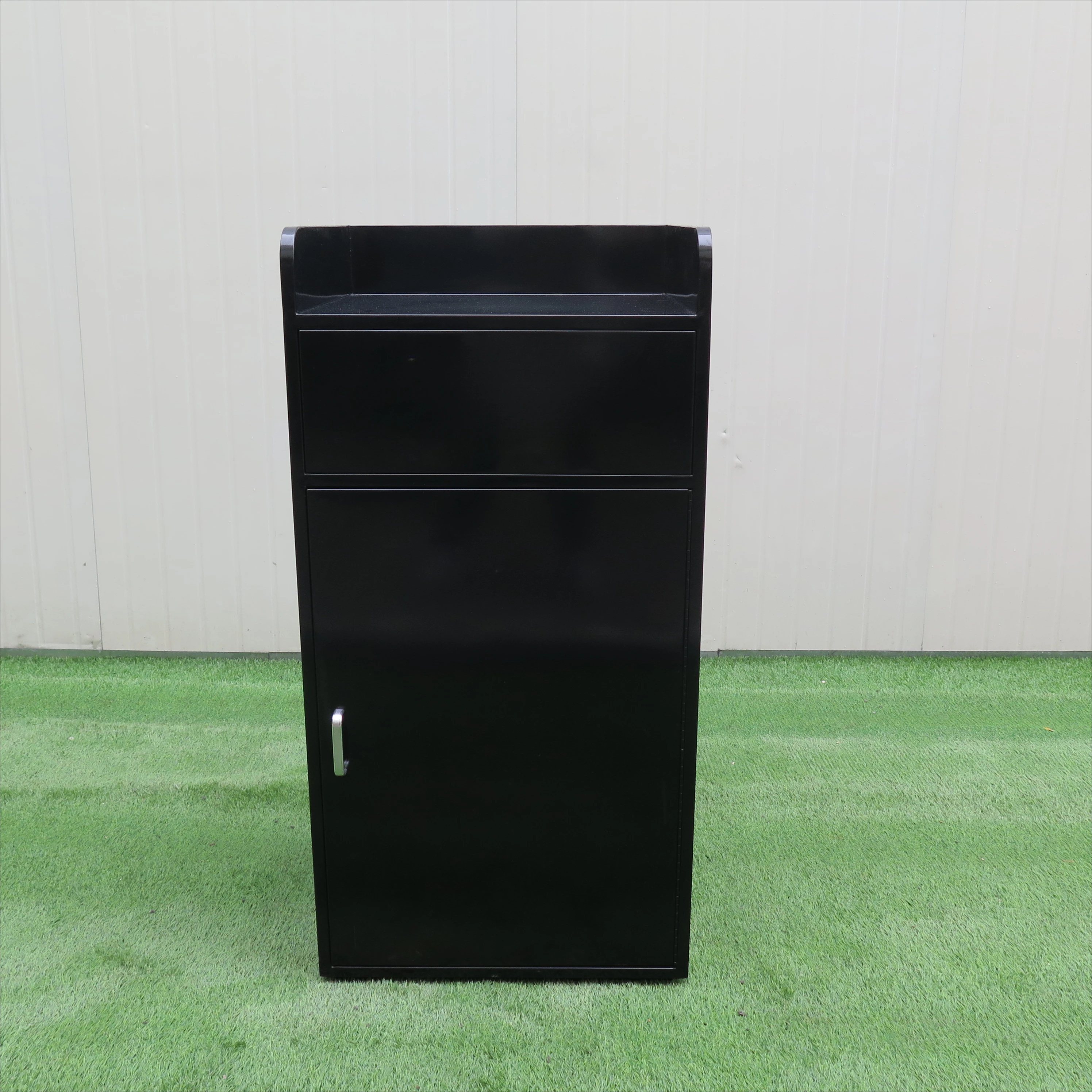 Chain Restaurants Used Trash Bin Fast Food Stainless Steel Commercial Garbage Bin with Plastic Inner Box