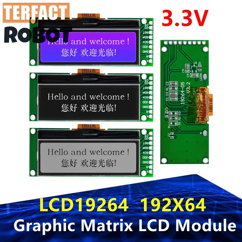 modulo-de-display-lcd-grafico-lcd19264-192-64-192x64-com-controlador-uc1609c-integrado-e-luz-de-fundo-led-33-5-v