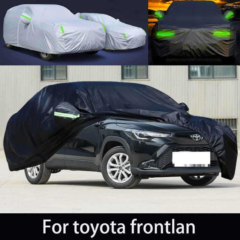 

For toyota frontlan auto anti snow, anti freezing, anti dust, anti peeling paint, and anti rainwater.car cover protection