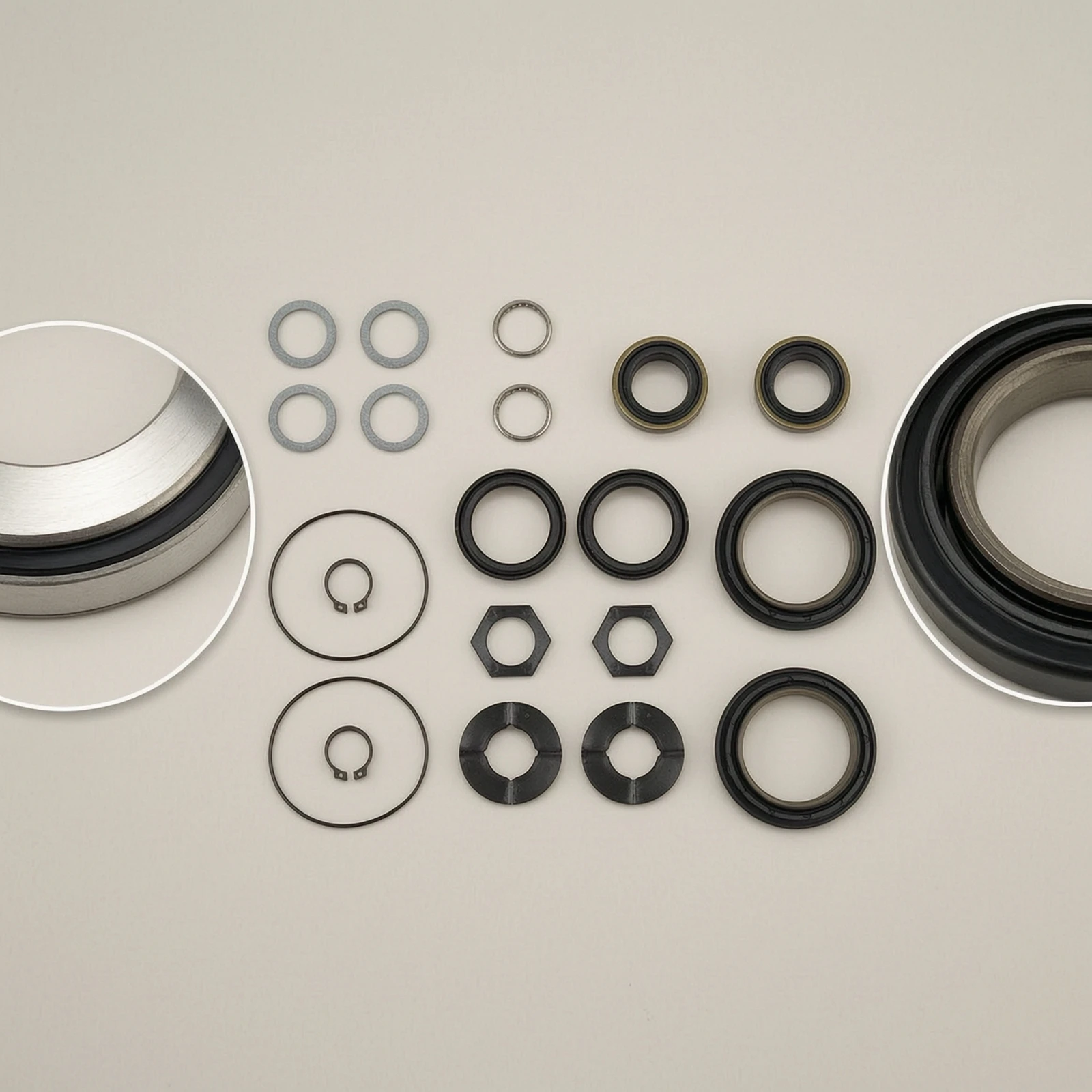 Axle Seal Kit with Needle Bearings Replacement Axle Seal and Bearing Kit Hardware Heavy-Duty Practical for Mechanics