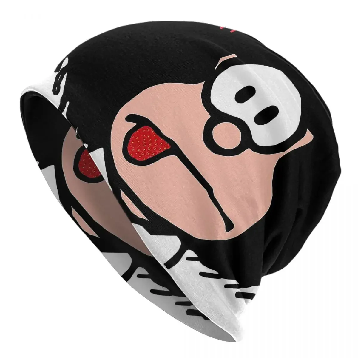 Mafalda Bonnet Hat Knitted Hat Hip Hop Ski Cute Kawaii Cartoon Skullies Beanies Hat Unisex Warm Dual-use Cap