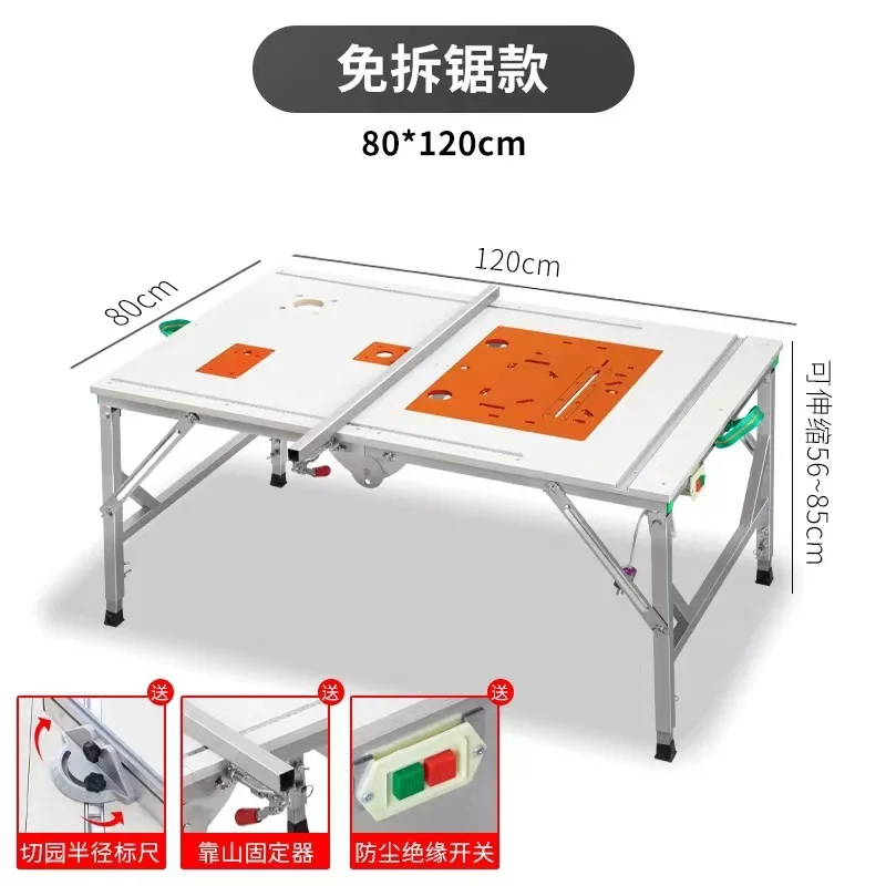 

small decoration saw portable folding lifting table multi-functional operation