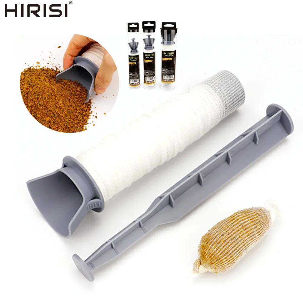 Hirisi PVA Mesh Tube Method Feeder Fishing Tackle Wide Load System Water Soluble Bait Net Carp Fishing Accessories PA208