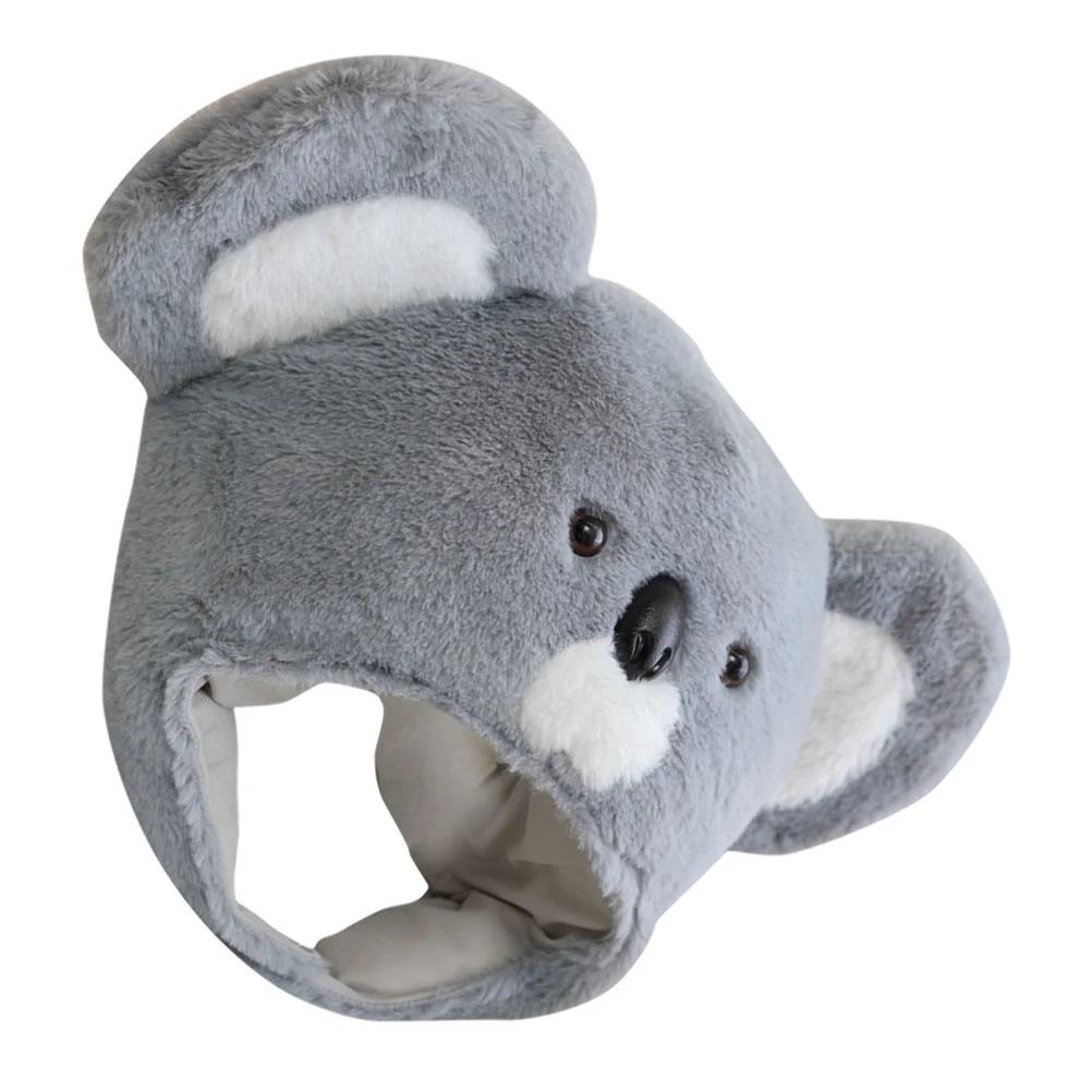 Koala Headband Hat Costume Headwear Plush Photo Hats Fun Animal for Cartoon