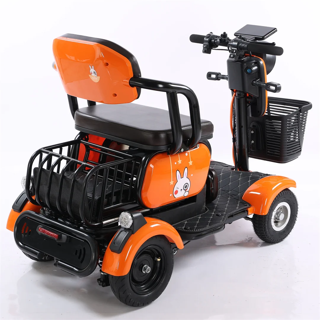 Hot Selling Travel Transformer 4 Wheel Mobility Scooter Disabled Detachable Lightweight Electric Mobility Scooter China Custom