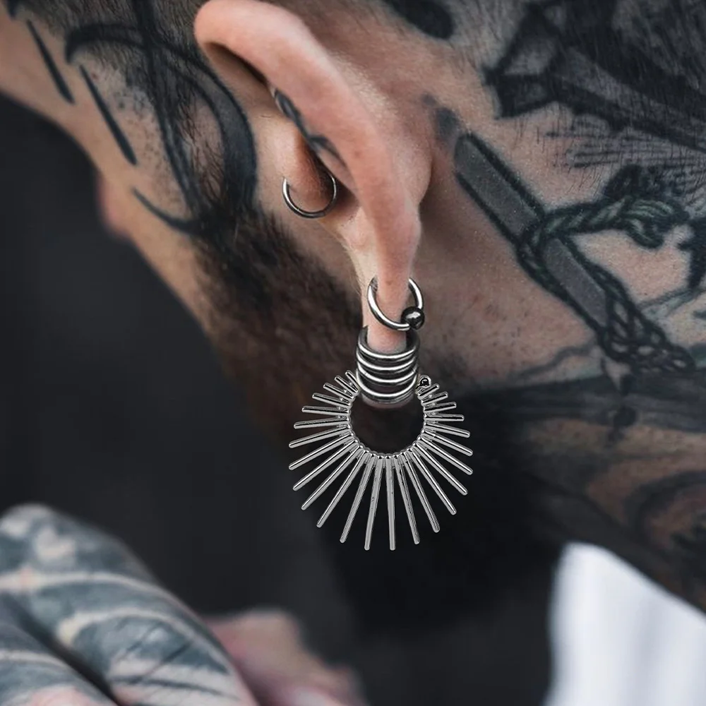 Vanku 2PCS  4mm New Fashion Ear Weights Plugs Ear Hangers Tunnels Piercing Women Body Jewelry Stretcher