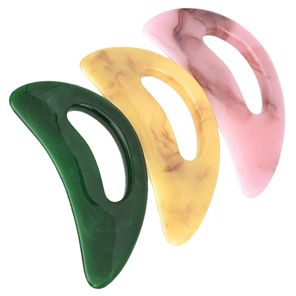 3pcs Face Scraper Massaging Board For Spa Body Relaxation Scraping Tool Skin Care Routine Facial Massage Women Beauty