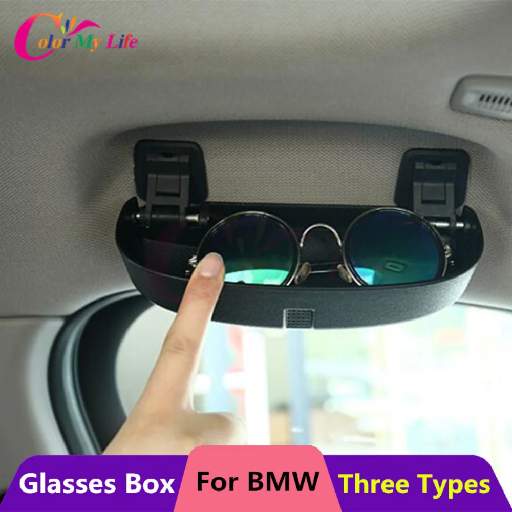 Car Glasses Case Box for BMW 1/2/3/5 Series E90 E91 F30 F31 F34 320 328 F07 F10 F11 F48 520 528 X1 X3 X5 Parts