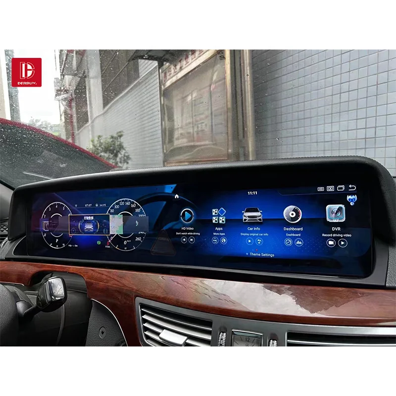 Auto connected touch Screen for w221 screen for merce des upgrade facelift to latest model carplay w221 interior parts