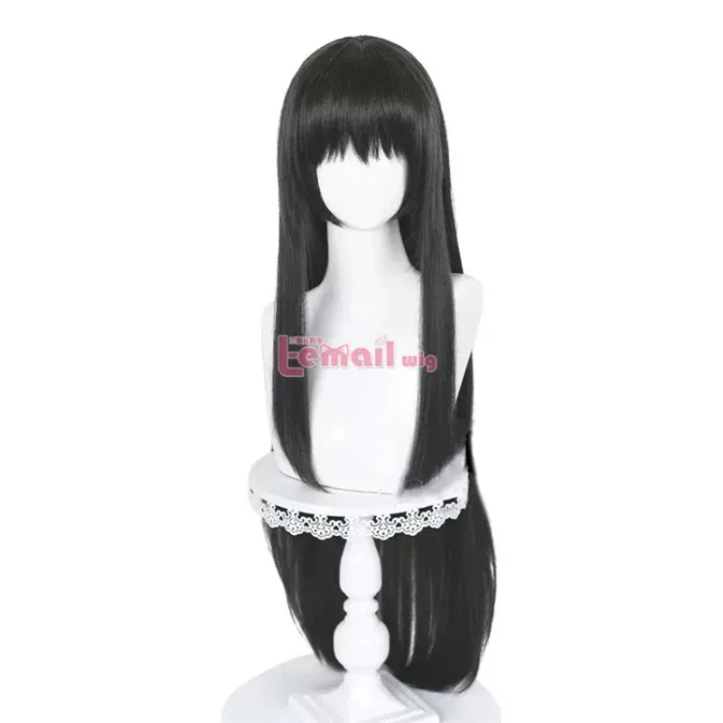 wig Synthetic Hair Puella Magi Madoka Magica Akemi Homura Cosplay Wig 90cm Long Grey Wigs Fashion Heat Resistant Wig