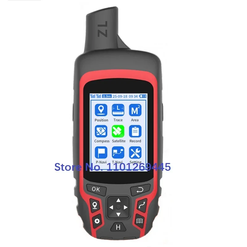 A6 English Navigation Outdoor Handheld Longitude and Latitude Locator Marine Coordinate Measuring Instrument GPS GLONASS Beidou