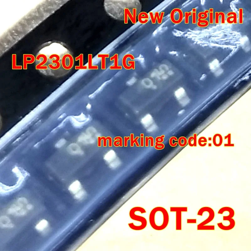 1Pcs to 1000Pcs Lp2301Lt1G Lp2301Lt1 Sot-23 Marking Code:01 New Original P-Channel Enhancement-Mode Mosfet