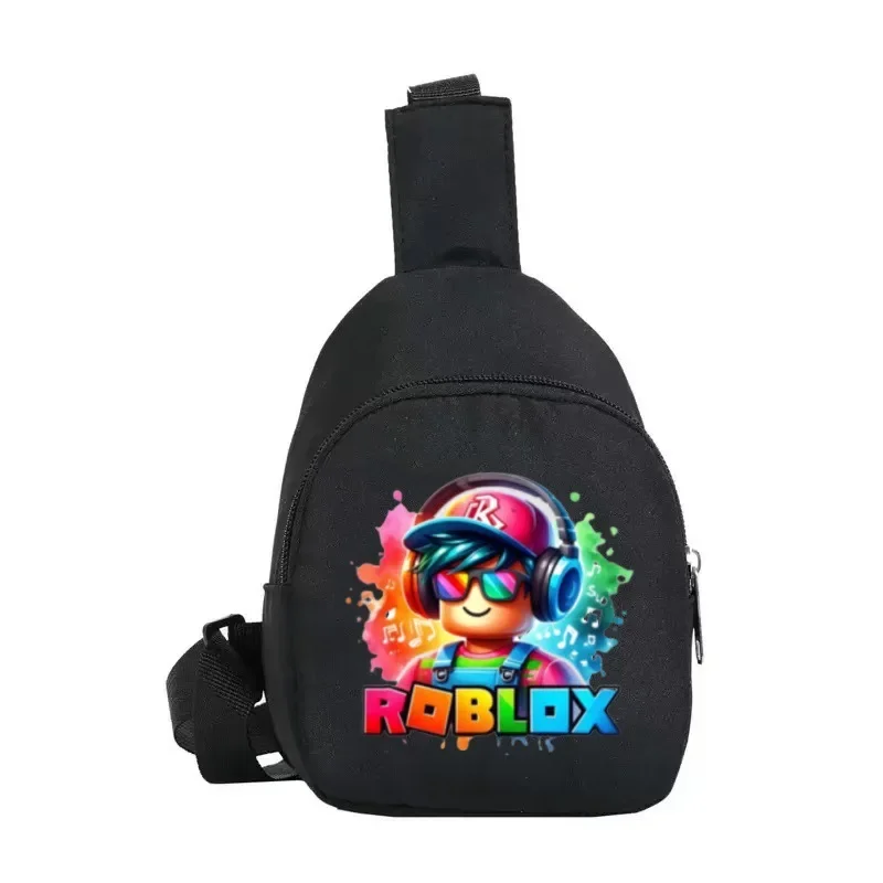 

Roblox Cute Cartoon Printed Chest Bag Fashion Casual Crossbody Bag Portable Coin Purse for Daily Wear