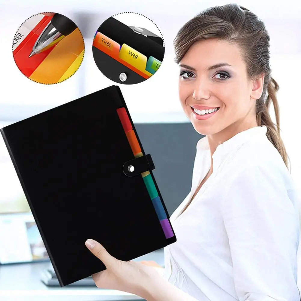 3Pcs Expanding File Folders Accordian Folder Reusable A4 Size Expanding File Folders Document Organizer for Office School Supply