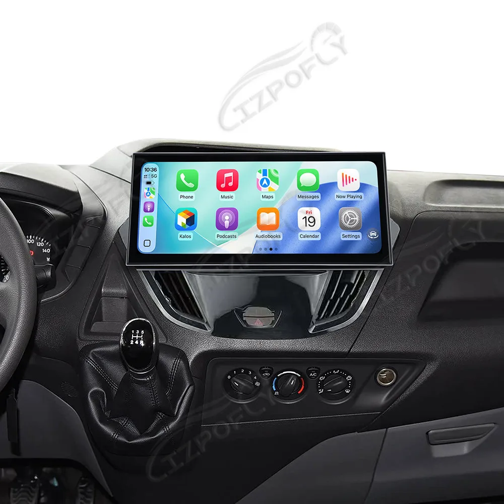 

Автомобильный радиоприемник Carplay 15,8 дюйма с сенсорным экраном для Ford Tourneo Custom/Transit 2016-2022, Android15, GPS-навигация, мультимедийный плеер, головка