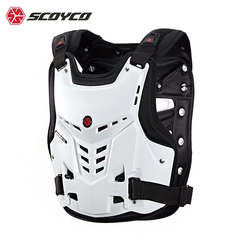 SCOYCO Motorcycle Body Armor Motocross Chest Back Protector Vest Motorcycle Jacket Racing Protective Body Guard MX Armor