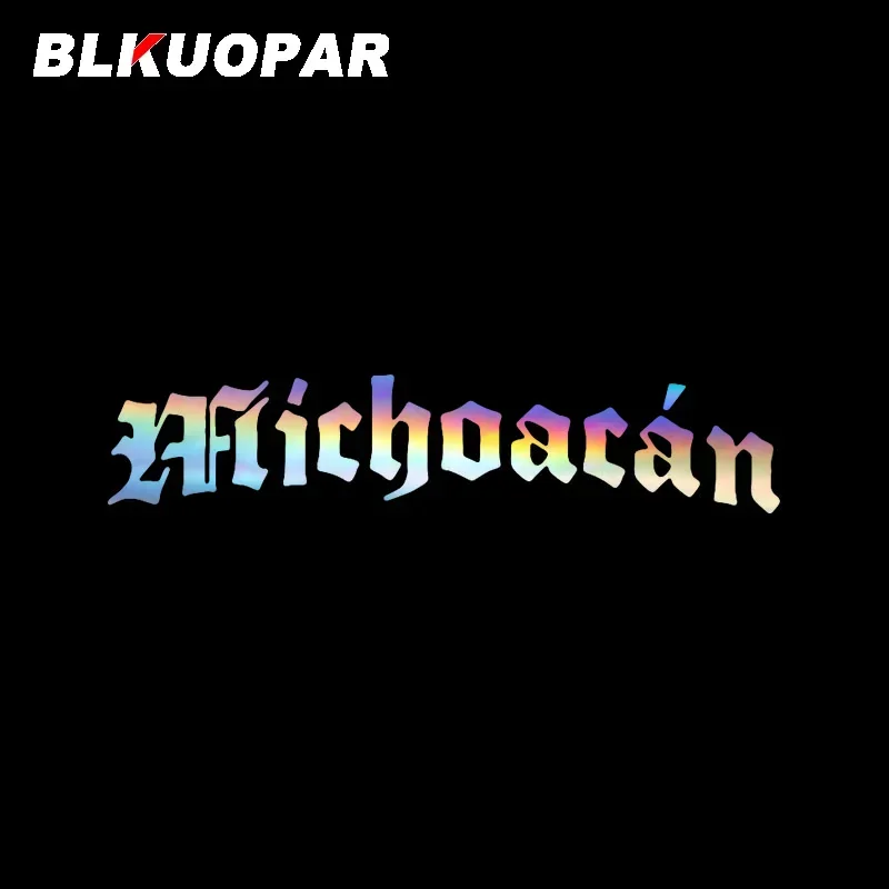 

BLKUOPAR Michoacan Car Sticker Laser Waterproof Die Cut Funny Scratch-proof Creative Decals Sunscreen Motorcycle Car Accessories