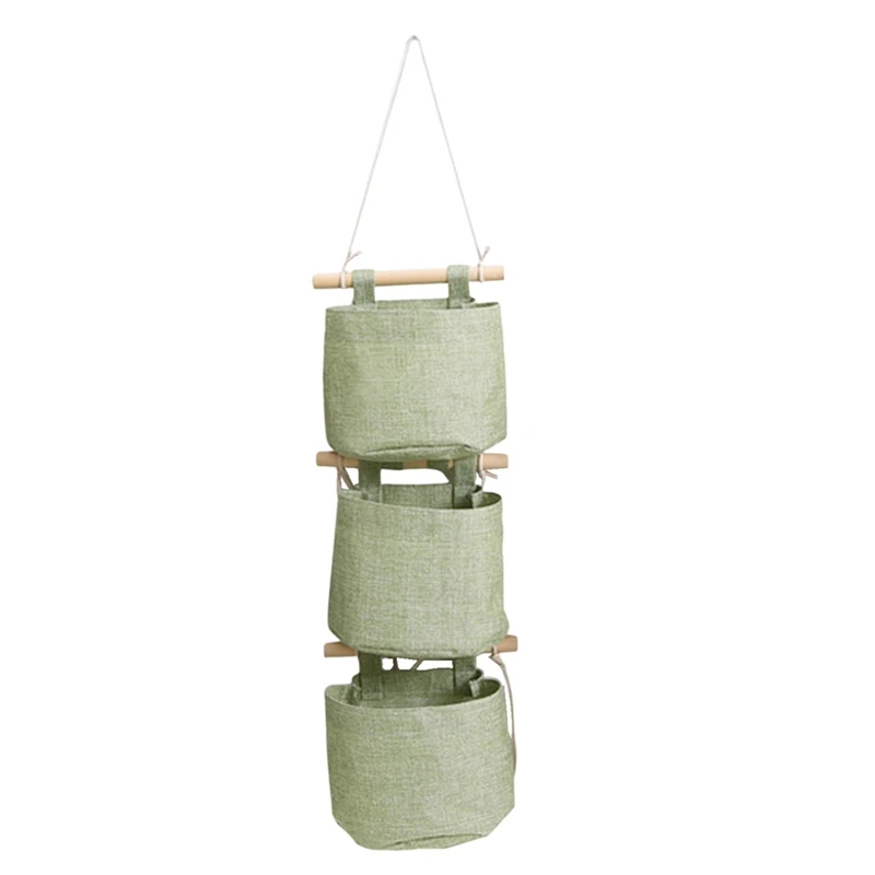 Closet Detachable Free Combination Foldable Washable Hanging Storage Bag For Room Bathroom,Green Durable