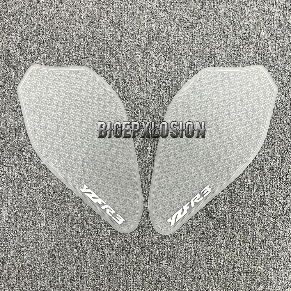 

YZF-R3 Боковая накладка на топливный бак, защитные накладки на бак, наклейки на колени, тяговая накладка для Yamaha YZF R3 2019 2020 2021 2022 2023