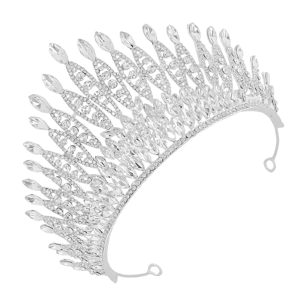 

Wedding Bridal Rhinestone Crown Headband Tiara for Bride Birthday Party Hair Accessories Women Crown Headband Wedding Tiaras