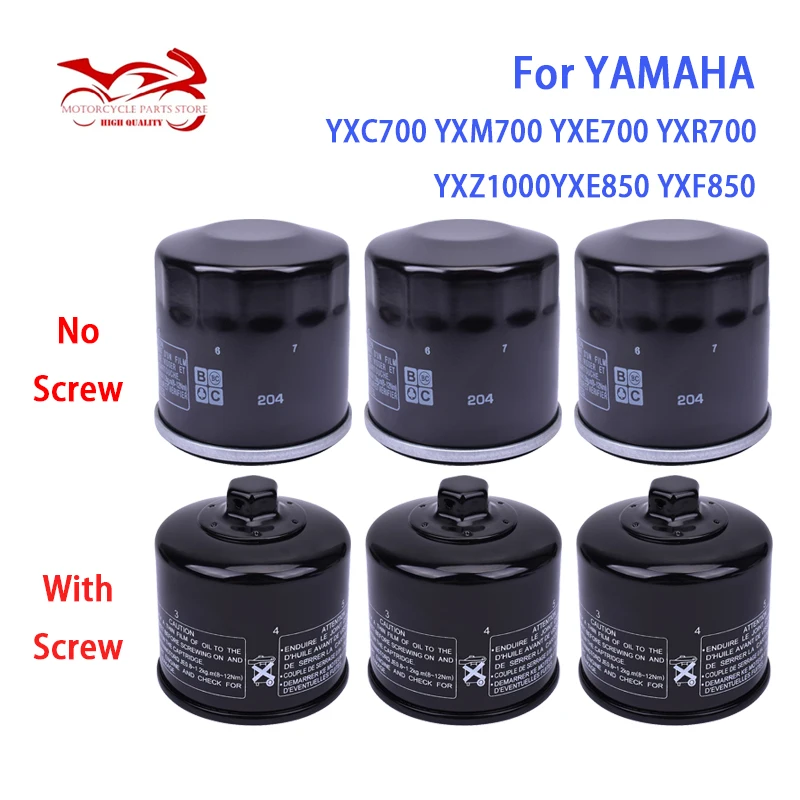 

Oil Filter for YAMAHA YXC700 YXM700 YXZ1000 Viking 2015-2022 YXE/YXF850 Wolverine YXR700 Rhino YXC/YXM/YXZ/YXR 700/1000cc